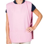 Intedge Pink Adjustable Poly-Cotton Cobbler Apron with 2 Pockets - 29 Intedge Pink Adjustable Poly-Cotton Cobbler Apron with 2 Pockets - 29
