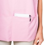 Intedge Pink Adjustable Poly-Cotton Cobbler Apron with 2 Pockets - 29 Intedge Pink Adjustable Poly-Cotton Cobbler Apron with 2 Pockets - 29