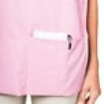 Intedge Pink Adjustable Poly-Cotton Cobbler Apron with 2 Pockets - 29 Intedge Pink Adjustable Poly-Cotton Cobbler Apron with 2 Pockets - 29