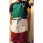 Intedge Italian Poly-Cotton Bib Apron with 2 Pockets - 32