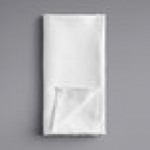 Oxford White 55/45 Cotton / Polyester Blend Satin Band Cloth Napkins, 22 Oxford White 55/45 Cotton / Polyester Blend Satin Band Cloth Napkins, 22