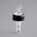 TableCraft 0.75 oz. Clear Spout / Green Tail Measured Liquor Pourer with Collar 4243A - 12/Pack TableCraft 0.75 oz. Clear Spout / Green Tail Measured Liquor Pourer with Collar 4243A - 12/Pack