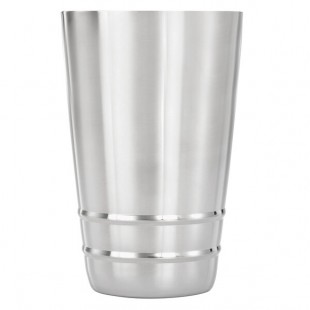 Barfly® M37123 18 oz. Heavy-Duty Weighted Stainless Steel Half Size Cocktail Shaker Tin Barfly® M37123 18 oz. Heavy-Duty Weighted Stainless Steel Half Size Cocktail Shaker Tin