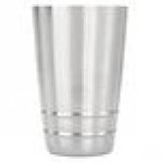 Barfly® M37123 18 oz. Heavy-Duty Weighted Stainless Steel Half Size Cocktail Shaker Tin Barfly® M37123 18 oz. Heavy-Duty Weighted Stainless Steel Half Size Cocktail Shaker Tin