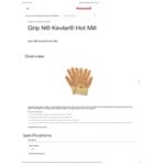 Honeywell Grip N 52/7457 Ambidextrous 7 Gauge Cut-Resistant Hot Mill Glove - Size 10 (Extra Large) - Pair - 12/Case Honeywell Grip N 52/7457 Ambidextrous 7 Gauge Cut-Resistant Hot Mill Glove - Size 10 (Extra Large) - Pair - 12/Case