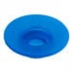 San Jamar 8573LV Blue Thick Viscosity Valve for EZ-KLEEN® Sauce Bottles - 6/Pack