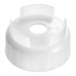 San Jamar 8573LV Blue Thick Viscosity Valve for EZ-KLEEN® Sauce Bottles - 6/Pack