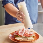 San Jamar EZ-KLEEN® 24 oz. Sauce Bottle with Large Valve 857324L