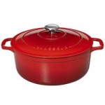 Chasseur 12 oz. Black Enameled Mini Cast Iron Pot with Cover by Arc Cardinal FN421