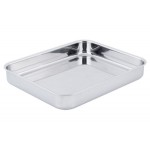 Vollrath 49432 Miramar® Display 4.6 Qt. Tri-Ply Stainless Steel Roasting Pan - 14 11/16