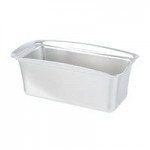 Vollrath 49432 Miramar® Display 4.6 Qt. Tri-Ply Stainless Steel Roasting Pan - 14 11/16