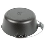 Lodge L10DO3 7 Qt. Pre-Seasoned Cast Iron Dutch Oven with Spiral Bail Handle