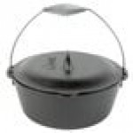Lodge L10DO3 7 Qt. Pre-Seasoned Cast Iron Dutch Oven with Spiral Bail Handle