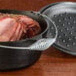 Lodge L10DO3 7 Qt. Pre-Seasoned Cast Iron Dutch Oven with Spiral Bail Handle