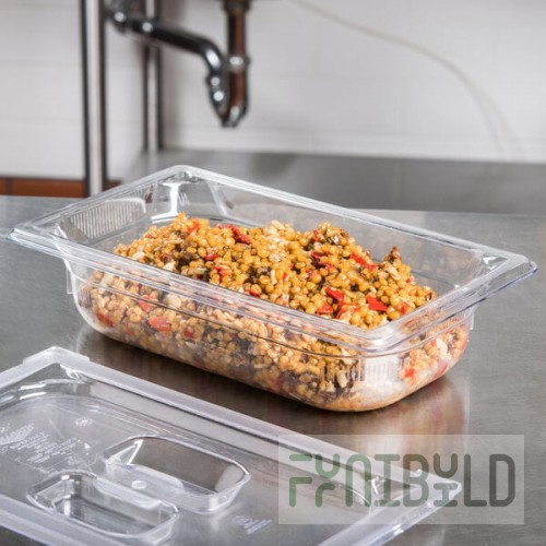 Vollrath 8042410 Super Pan® 1/4 Size Clear Polycarbonate Food Pan - 2 1/2