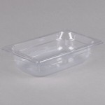 Vollrath 8042410 Super Pan® 1/4 Size Clear Polycarbonate Food Pan - 2 1/2