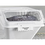 Baker's Lane Ingredient Shelf Bin Set of 3 Sizes: 40 Cups, 100 Cups, 200 Cups with 6 Label Sheets