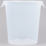 Rubbermaid® 8 Qt. Translucent Round Polypropylene Food Storage Container Rubbermaid® 8 Qt. Translucent Round Polypropylene Food Storage Container