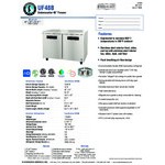 Hoshizaki Steelheart B Series UF48B 48 Hoshizaki Steelheart B Series UF48B 48