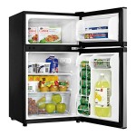 Danby DCR031B1BSLDD Designer 3.1 Cu. Ft. Stainless Steel Solid Two Door Reach-In Refrigerator / Freezer