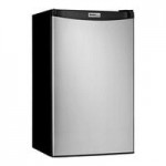 Danby DCR031B1BSLDD Designer 3.1 Cu. Ft. Stainless Steel Solid Two Door Reach-In Refrigerator / Freezer