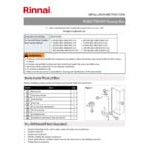 Scratch and Dent Rinnai SENSEI RXP199iN Natural Gas / Liquid Propane Wall-Mounted Indoor / Outdoor Tankless Water Heater with Recirculation Pump - 120V, 199,000 BTU, 11.0 GPM Scratch and Dent Rinnai SENSEI RXP199iN Natural Gas / Liquid Propane Wall-Mounted Indoor / Outdoor Tankless Water Heater with Recirculation Pump - 120V, 199,000 BTU, 11.0 GPM