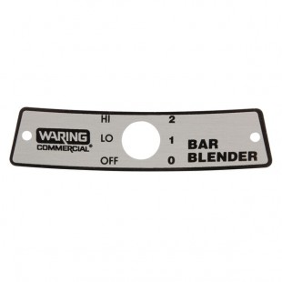 Waring 014899 Name Plate Waring 014899 Name Plate