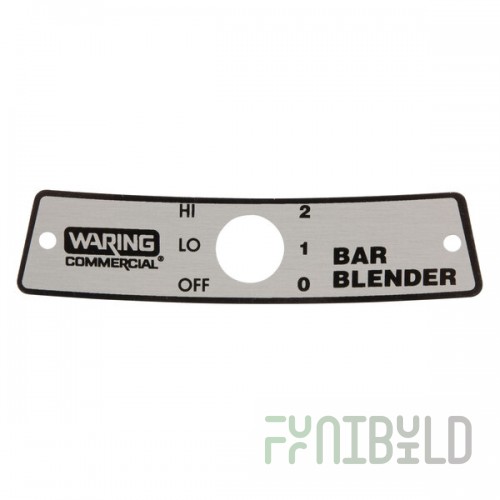 Waring 014899 Name Plate