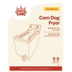 Carnival King CDF17A 37 lb. Corn Dog Fryer - 120V, 1800W