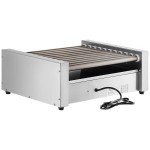 Avantco RG1830NS 30 Hot Dog Roller Grill with 11 Non-Stick Rollers - 120V, 910W Avantco RG1830NS 30 Hot Dog Roller Grill with 11 Non-Stick Rollers - 120V, 910W