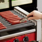Avantco RG1830NS 30 Hot Dog Roller Grill with 11 Non-Stick Rollers - 120V, 910W Avantco RG1830NS 30 Hot Dog Roller Grill with 11 Non-Stick Rollers - 120V, 910W