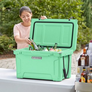 CaterGator CG45SF Seafoam 45 Qt. Rotomolded Outdoor Cooler / Ice Chest CaterGator CG45SF Seafoam 45 Qt. Rotomolded Outdoor Cooler / Ice Chest