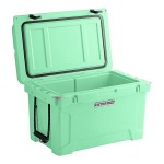 CaterGator CG45SF Seafoam 45 Qt. Rotomolded Outdoor Cooler / Ice Chest