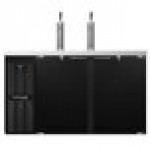 Continental Refrigerator KC59-N Double Tap Kegerator Beer Dispenser - Black, (3) 1/2 Keg Capacity Continental Refrigerator KC59-N Double Tap Kegerator Beer Dispenser - Black, (3) 1/2 Keg Capacity