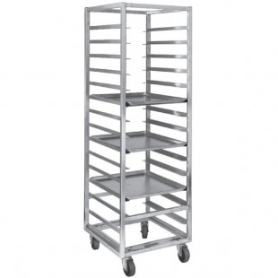 Channel 404A-OR End Load Aluminum Bun Pan Oven Rack - 10 Pan Channel 404A-OR End Load Aluminum Bun Pan Oven Rack - 10 Pan