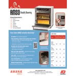 Amana AMSO35 Heavy-Duty Commercial Steamer Microwave Oven - 208/240V, 3500W Amana AMSO35 Heavy-Duty Commercial Steamer Microwave Oven - 208/240V, 3500W