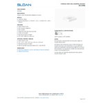 Sloan 3873306 Vitreous China Wall Mounted Ledgeback Lavatory with Single Centerset and Right Hand Soap Hole