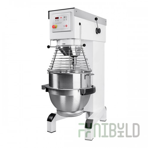 Varimixer V100PL V-Series 100 Qt. Planetary Floor Mixer with Power Bowl Lift and Standard Accessories - 208V, 4 hp