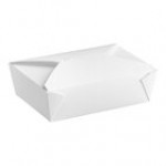 Choice Kraft Microwavable Folded Paper #3 Take-Out Customizable Container 7 3/4 Choice Kraft Microwavable Folded Paper #3 Take-Out Customizable Container 7 3/4