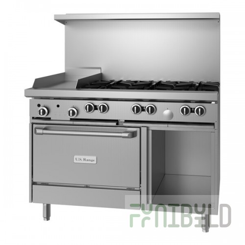 U.S. Range U48-6G12RS Liquid Propane 6 Burner 48