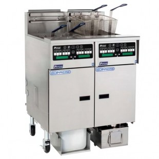Pitco® SSHLV14TC-2/FDA Solstice Natural Gas 64 lb. Reduced Oil Volume / High Output 2 Unit Split Pot Fryer System with Intellifry Computer Controls and Automatic Top Off - 148,000 BTU Pitco® SSHLV14TC-2/FDA Solstice Natural Gas 64 lb. Reduced Oil Volume / High Output 2 Unit Split Pot Fryer System with Intellifry Computer Controls and Automatic Top Off - 148,000 BTU