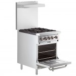 Cooking Performance Group S24-N Natural Gas 4 Burner 24