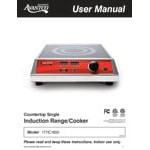Avantco IC1800 Countertop Induction Range / Cooker - 120V, 1800W Avantco IC1800 Countertop Induction Range / Cooker - 120V, 1800W