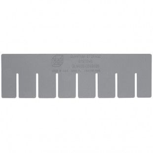 Quantum Gray Short Divider for DG92035 Dividable Grid Container - 6/Pack