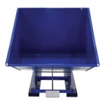 Vestil 2 Cubic Yard Medium-Duty Self-Dumping Steel Forklift Hopper D-200-MD - 4,000 lb. Capacity