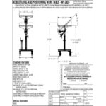 Vestil Mobile Lift / Tilt Table with 24 1/16