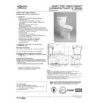 American Standard Cadet PRO Right Height 4188B104.020 White Vitreous China Toilet Tank with Lid and 10 American Standard Cadet PRO Right Height 4188B104.020 White Vitreous China Toilet Tank with Lid and 10