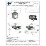 T&S EW-7360 Wall Mounted Face / Eye Wash Station