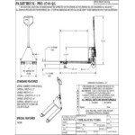 Vestil Steel Quick Lift Pallet Truck with 27 Vestil Steel Quick Lift Pallet Truck with 27