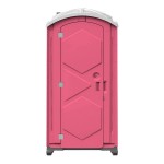 J & J Echo One ET701101X2008 Pink Portable Restroom - Assembled J & J Echo One ET701101X2008 Pink Portable Restroom - Assembled